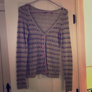 Knitted & knotted cardigan
